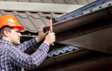 gutter repair Scamblesby, Lincolnshire